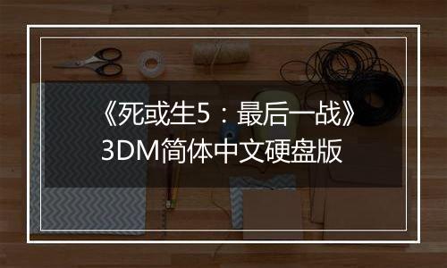 《死或生5：最后一战》 3DM简体中文硬盘版