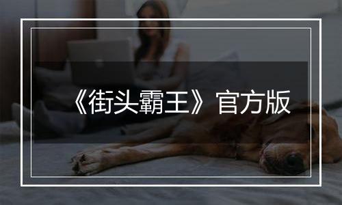 《街头霸王》官方版