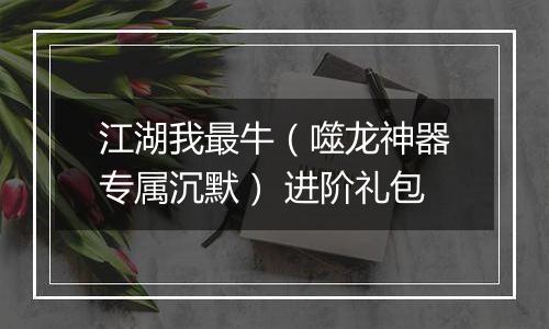 江湖我最牛（噬龙神器专属沉默） 进阶礼包