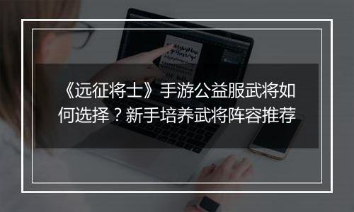 《远征将士》手游公益服武将如何选择？新手培养武将阵容推荐