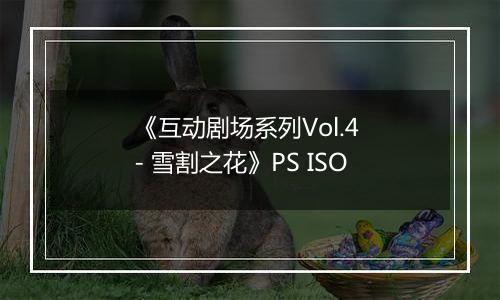 《互动剧场系列Vol.4 - 雪割之花》PS ISO