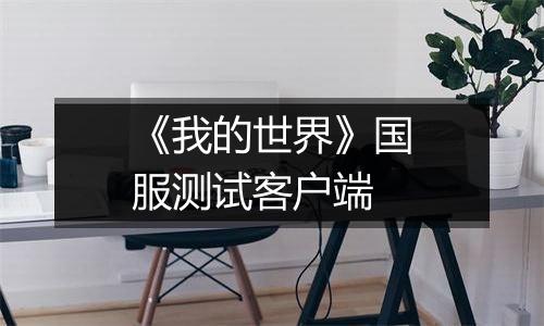 《我的世界》国服测试客户端