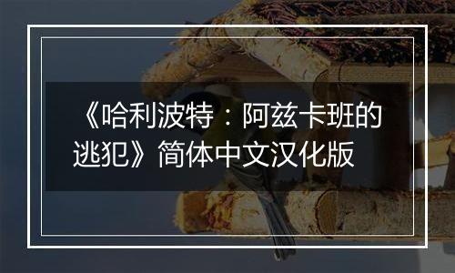 《哈利波特：阿兹卡班的逃犯》简体中文汉化版