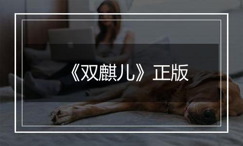 《双麒儿》正版
