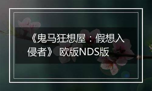 《鬼马狂想屋：假想入侵者》 欧版NDS版