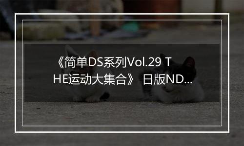 《简单DS系列Vol.29 THE运动大集合》 日版NDS版