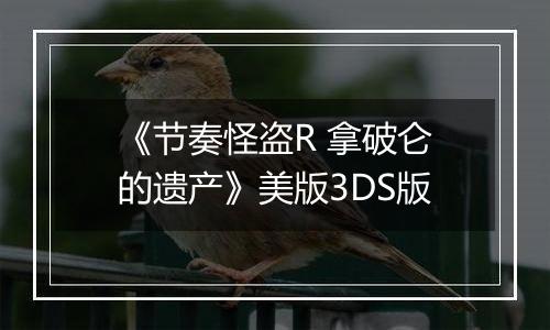 《节奏怪盗R 拿破仑的遗产》美版3DS版
